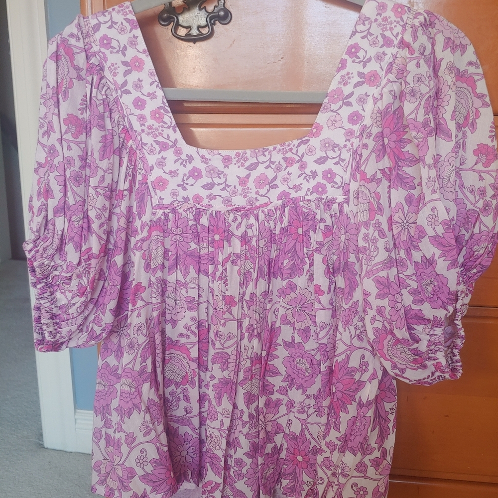 Small Spell Mossy blouse in lilac
